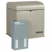 Kohler 10RESVL-100LC12 10kW Dual Fuel Air Cooled Generator with 100A 12-Circuit Transfer Switch