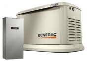 Generac 7291 Guardian 26kW Standby Generator with 200A SE Transfer Switch