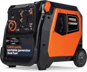 Generac 8944 iQ3800DF 3000 Watt Dual Fuel Inverter Generator with COsense