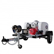 Simpson 4200 PSI 4.0 PGM Gas Powered Cold Water Pressure Washer Trailer with 5 Spray Tips