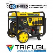 Champion Power Equipment 201438 10000 Watt Tri Fuel Portable Natural Gas Ready Generator with CO Shield
